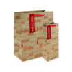 Picture of DECK THE HALLS KRAFT GIFT BAGS